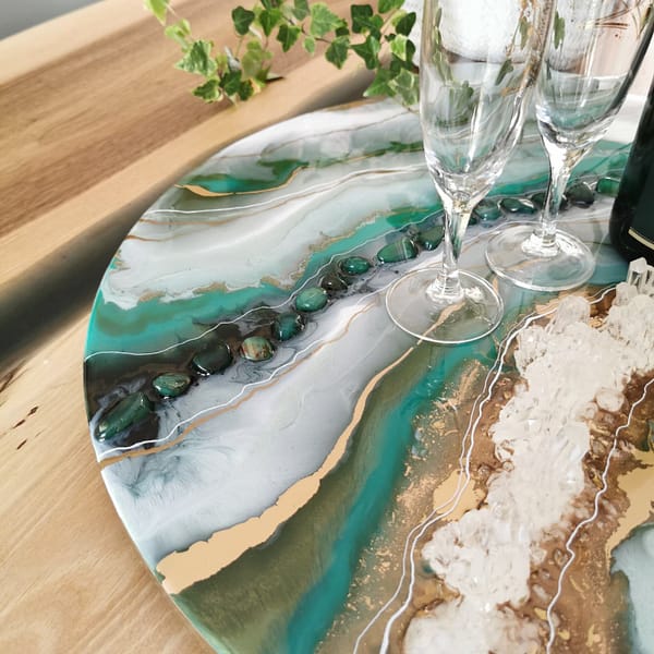 plateau décoration résine époxy plateau décoration résine époxy